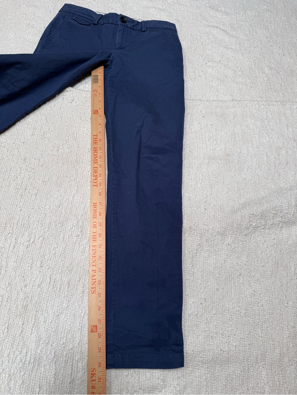 Banana Republic Ryan Fit Blue Chinos Pants Size 2 - Picture 2 of 7